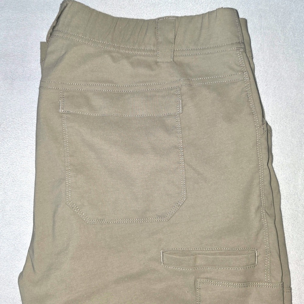 Duluth Trading Co Men Dry on the Fly Cargo Pants Tan Khaki Hiking 16/33 36X33